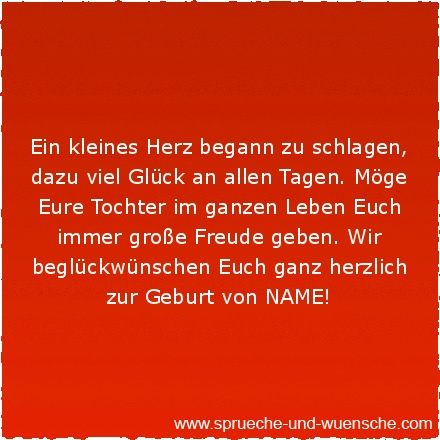 Geburt glückwünsche enkelkindes zur eines Gratulation zur