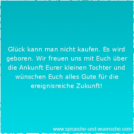 Gluckwunsche Zur Geburt