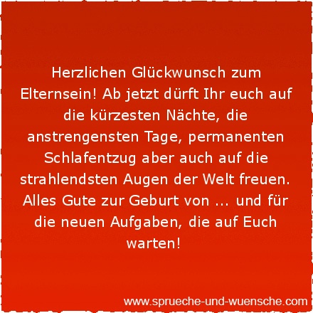 Gluckwunsche Zur Geburt