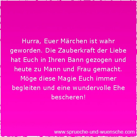 Gratulation karten hochzeitssprüche für Hochzeitsglückwünsche